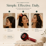 Zayvio Red Light Therapy Scalp Brush