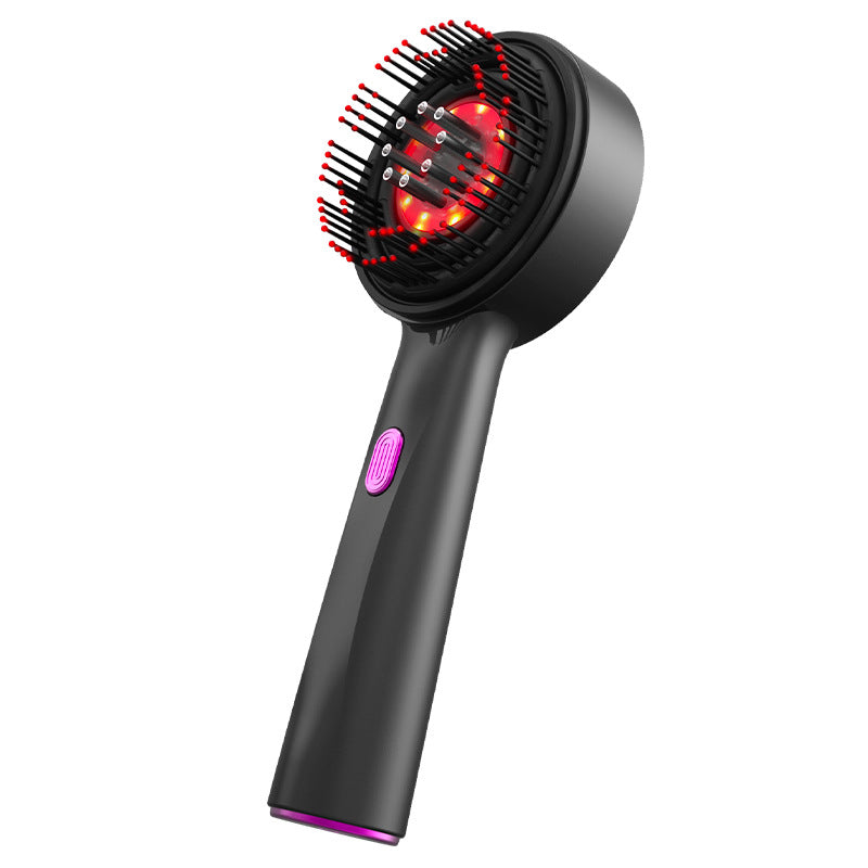 Zayvio Red Light Therapy Scalp Massager Brush in Grey Purple
